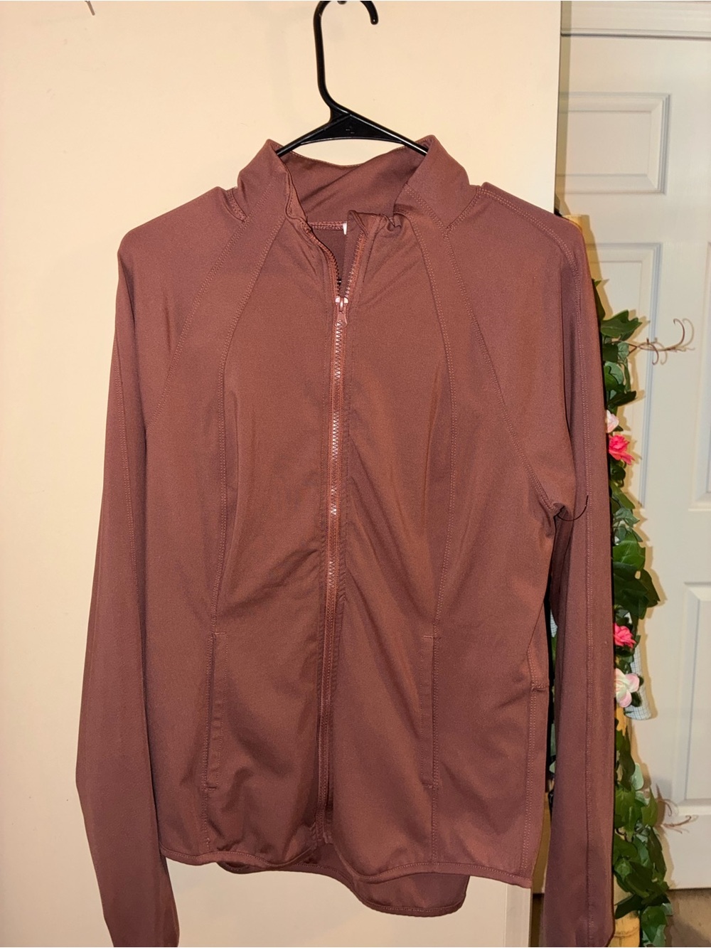 Yogalicious Mauve Bomber Jacket with Full Zip